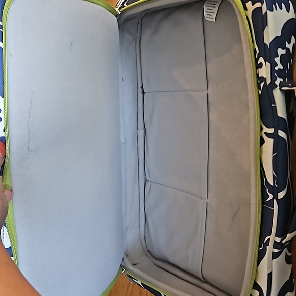 Ju-Ju-Be GigaBe Laptop Carrier - Cobalt Blossom - Navy Blue White - Picture 10 of 15